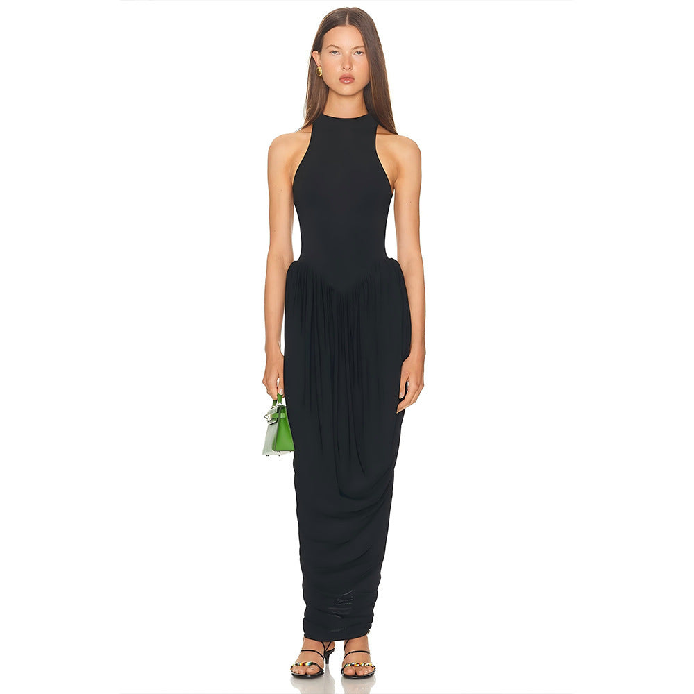 Damen Elegantes und fließendes Abendkleid EB