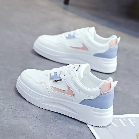 Damen modische Plateau-Sneaker mit atmungsaktiver Oberfläche und extra Dämpfung EB