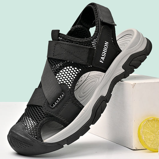 Damen Bequeme und atmungsaktive Outdoor-Sandalen mit rutschfester Sohle EB