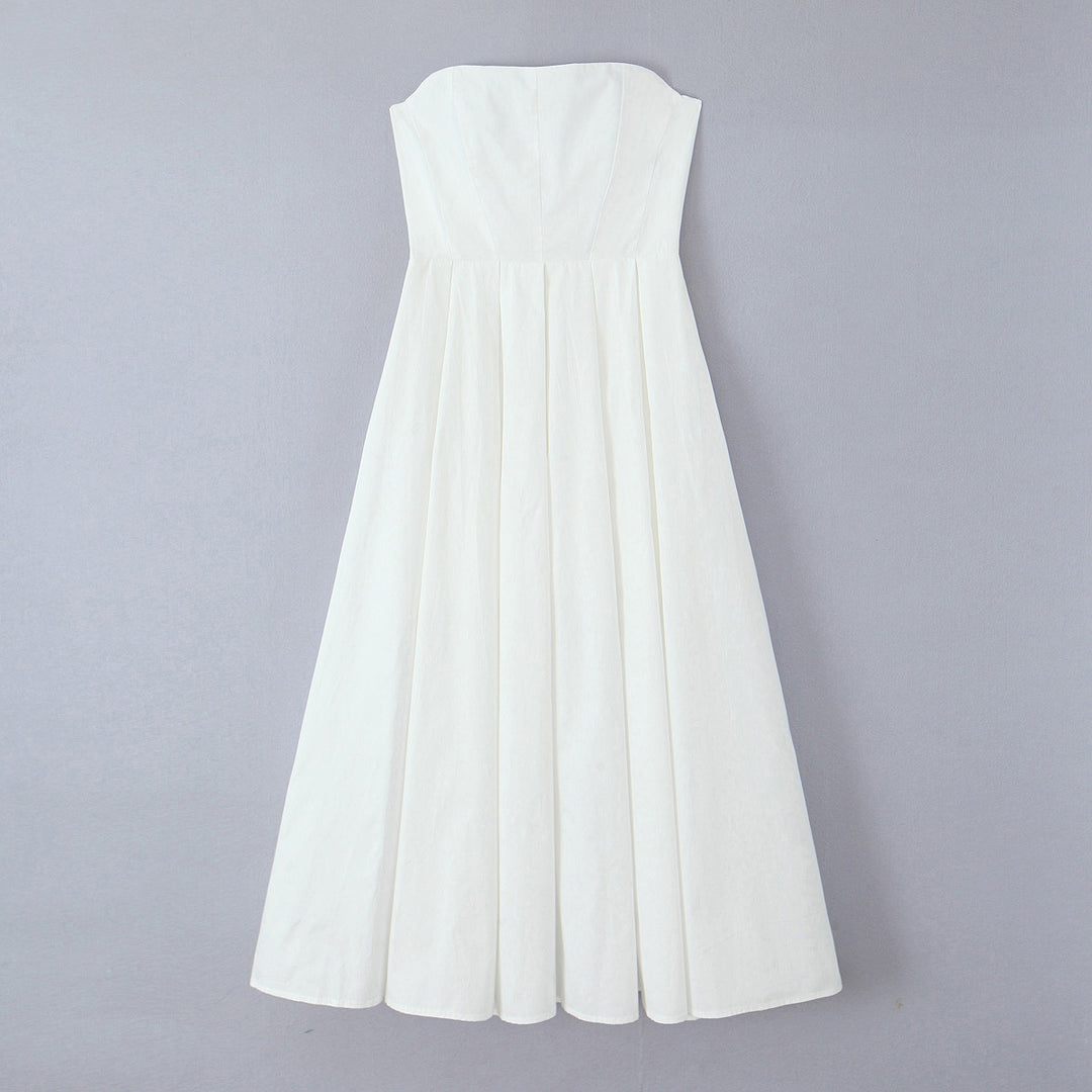Damen elegantes corsagenfreies Abendkleid EB