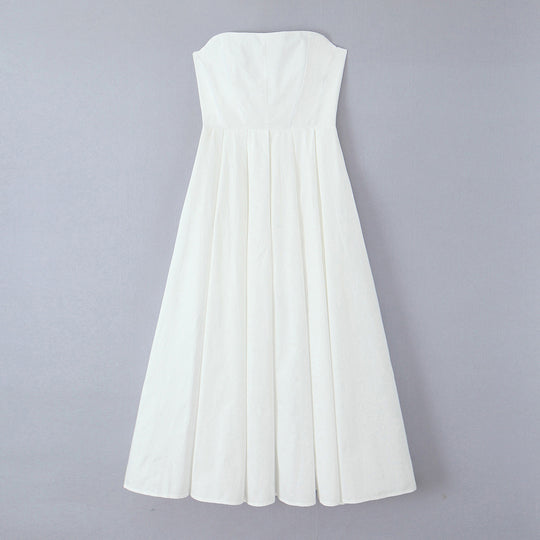 Damen elegantes corsagenfreies Abendkleid EB