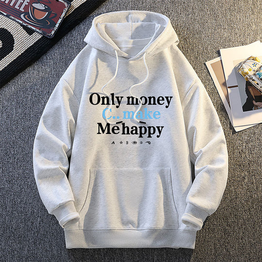 Damen Kapuzenpullover mit inspirierendem Print und lässigem Schnitt EB
