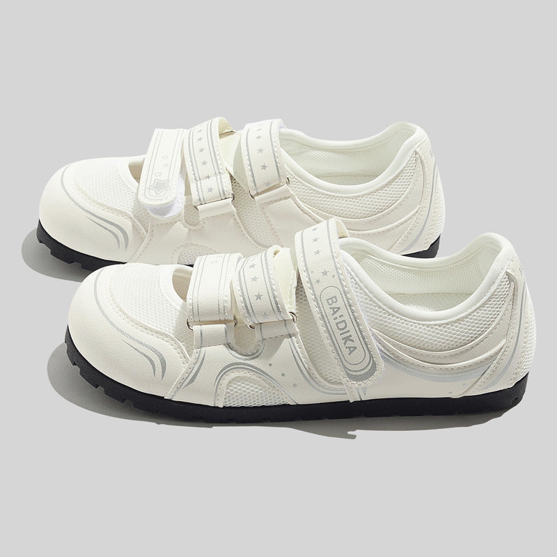 Damen Sportliche Riemensandalen mit atmungsaktiver Mesh-Oberfläche und rutschfester Sohle EB