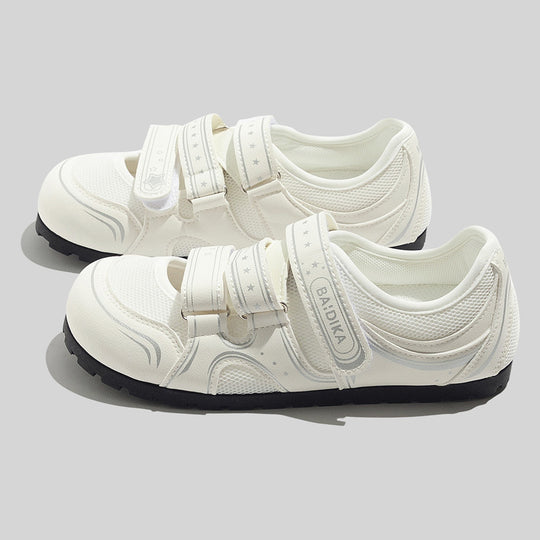 Damen Sportliche Riemensandalen mit atmungsaktiver Mesh-Oberfläche und rutschfester Sohle EB