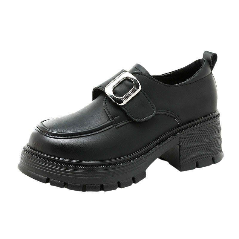 Damen Chunky Loafers mit modischem Schnallen-Design EB