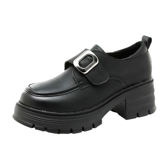 Damen Chunky Loafers mit modischem Schnallen-Design EB