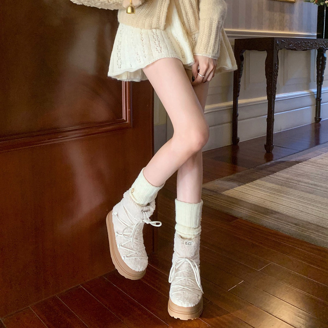 Damen Winterboots mit kuscheligem Innenfutter und rutschfester Sohle EB