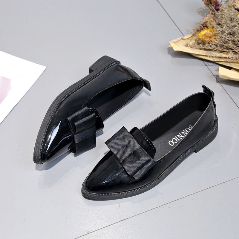 Damen elegante Slipper mit modischem Schleifendetail EB