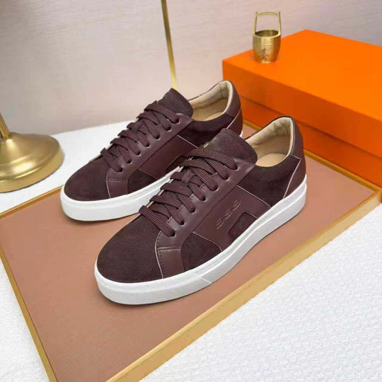 Damen Sportliche Sneakers aus hochwertigem Wildleder mit atmungsaktiver Struktur EB