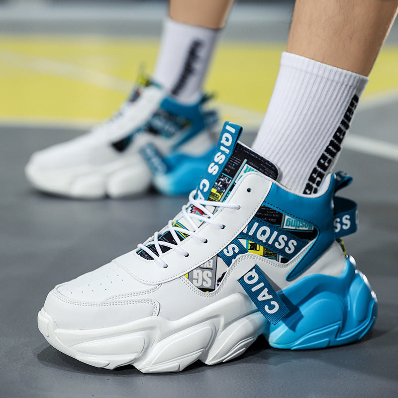 Damen Modische und sportliche High-Top Sneakers mit innovativem Design EB