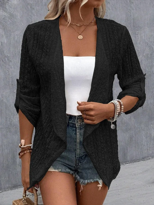 Damen Leichte Schichtenjacke aus atmungsaktiver Struktur EB
