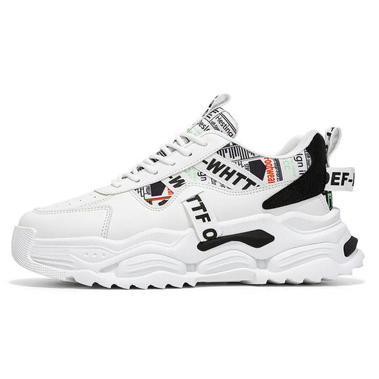 Damen modische Sneaker mit einzigartigem grafischen Design und dämpfender Sohle EB