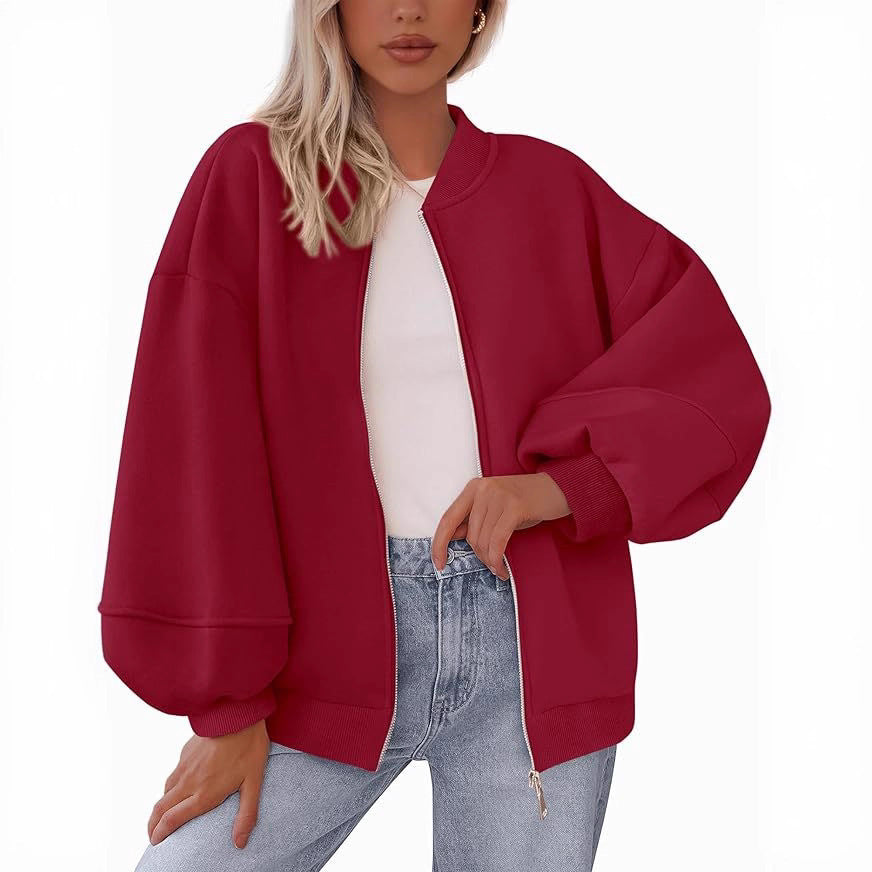 Damen modische Oversized-Jacke EB