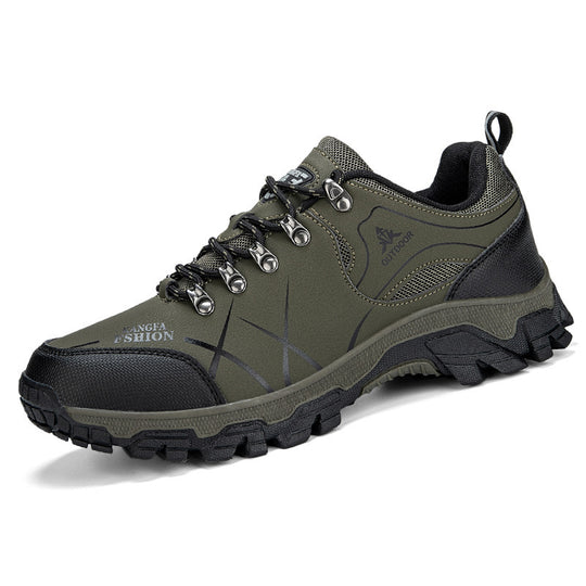 Herren nan robuste wasserabweisende Trekking-Schuhe mit profilierter Gummisohle EB
