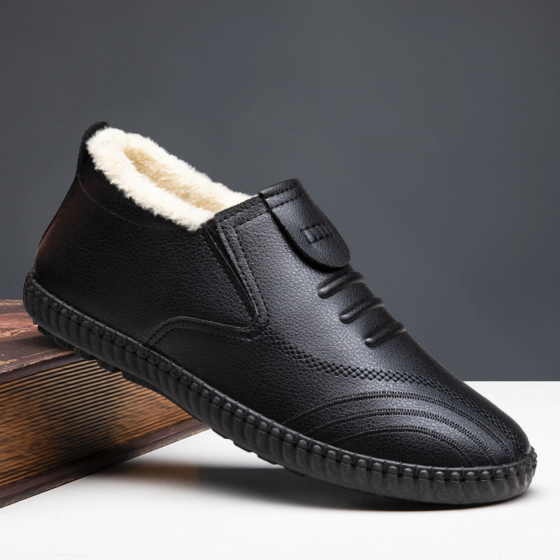 Damen Warmfutter Slip-On Schuhe mit rutschfester Sohle EB
