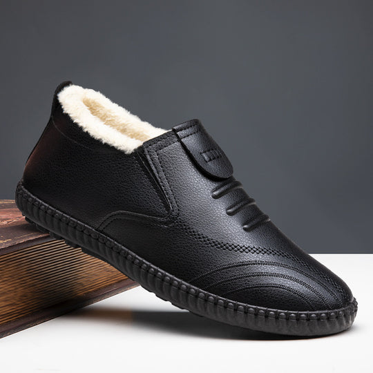 Damen Warmfutter Slip-On Schuhe mit rutschfester Sohle EB