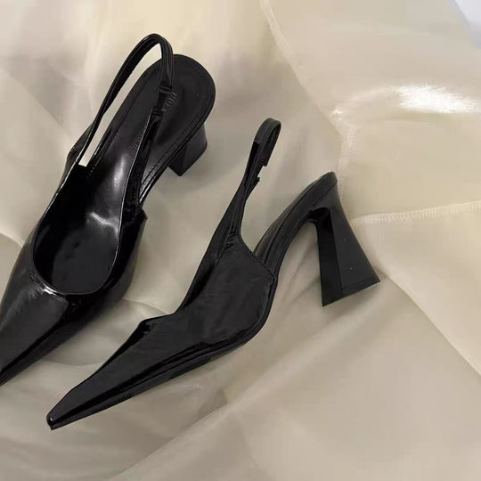 Damen Slingpumps mit Blockabsatz EB
