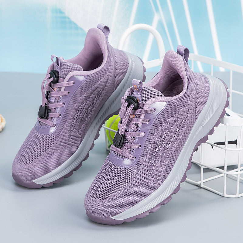 Damen Leichte Sportschuhe mit atmungsaktivem Mesh-Gewebe und flexibler Dämpfung EB