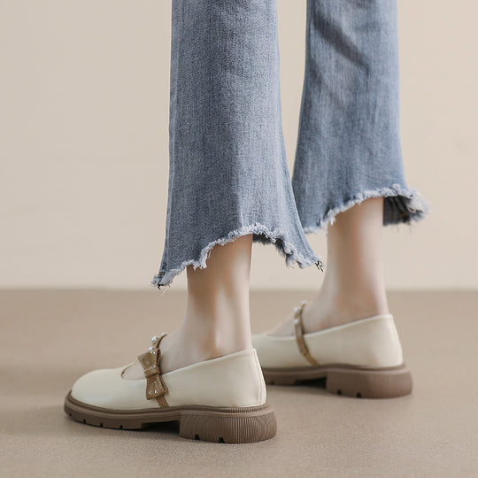 Damen Ballerina-Schuhe mit eleganter Schleifenapplikation und bequemem Fußbett EB
