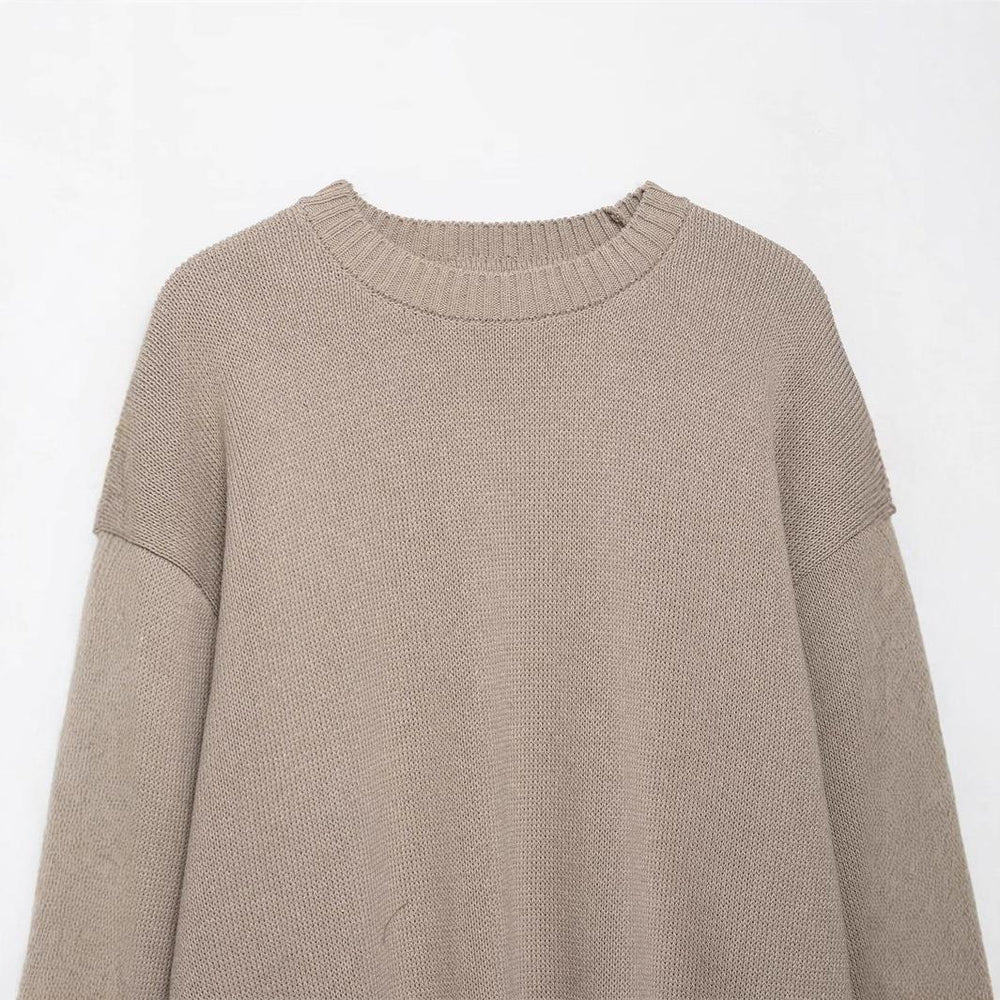 Damen gemütlicher Strickpullover EB
