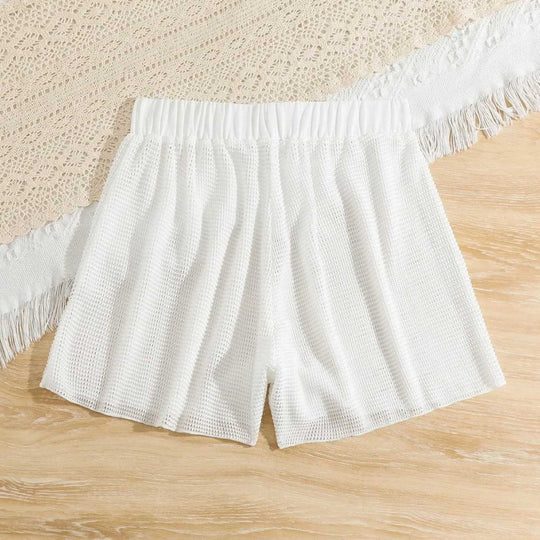 Damen Luftige Strandshorts im modernen Netzdesign EB