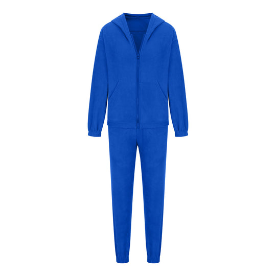 Damen oversized Hoodie mit Kängurutasche und Cargo-Jogginghose Set EB