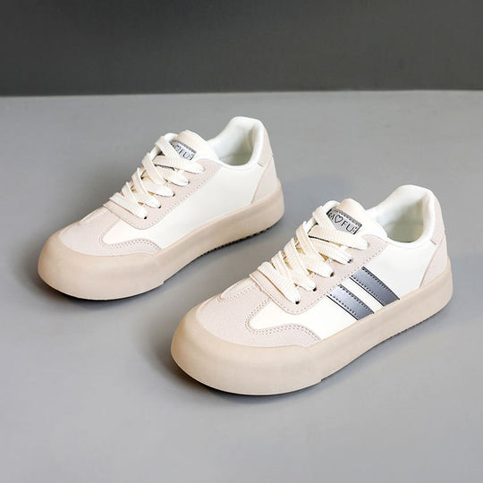 Damen Sportliche Sneakers mit flexibler Gummisohle und atmungsaktivem Obermaterial EB