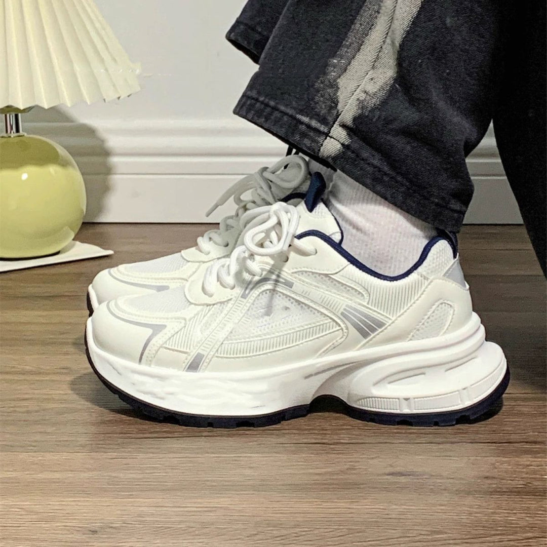 Damen modische Sportschuhe mit dämpfender Sohle und atmungsaktivem Obermaterial EB
