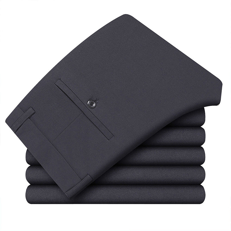Herren Businesshose Slim‑Fit mit Bügelfalte und verdeckten Gesäßtaschen EB