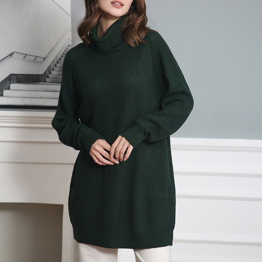 Damen Kuscheliger Rollkragenpullover aus weichem Strick EB