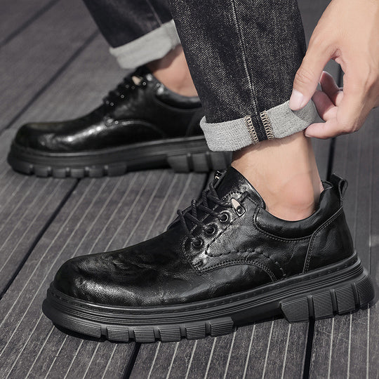 Herren Komfortable und stilvolle Schnürschuhe mit stabiler Sohle EB