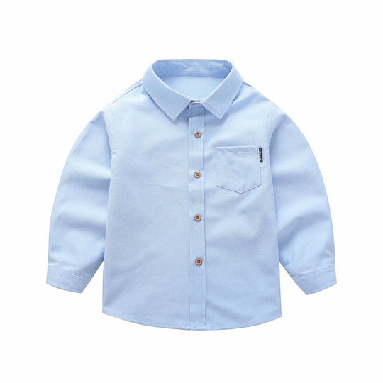 Unisex Langarmbluse mit modischer Brustapplikation EB