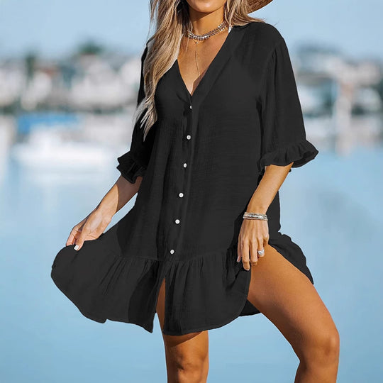 Damen luftiges Sommerkleid EB