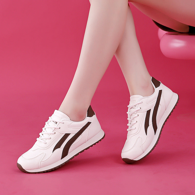 Damen Sportliche Sneakers mit hochwertigem Obermaterial und rutschfester Sohle EB