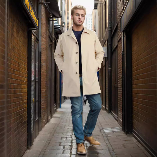 Herren leichte Übergangsjacke mit nachhaltigem Material EB