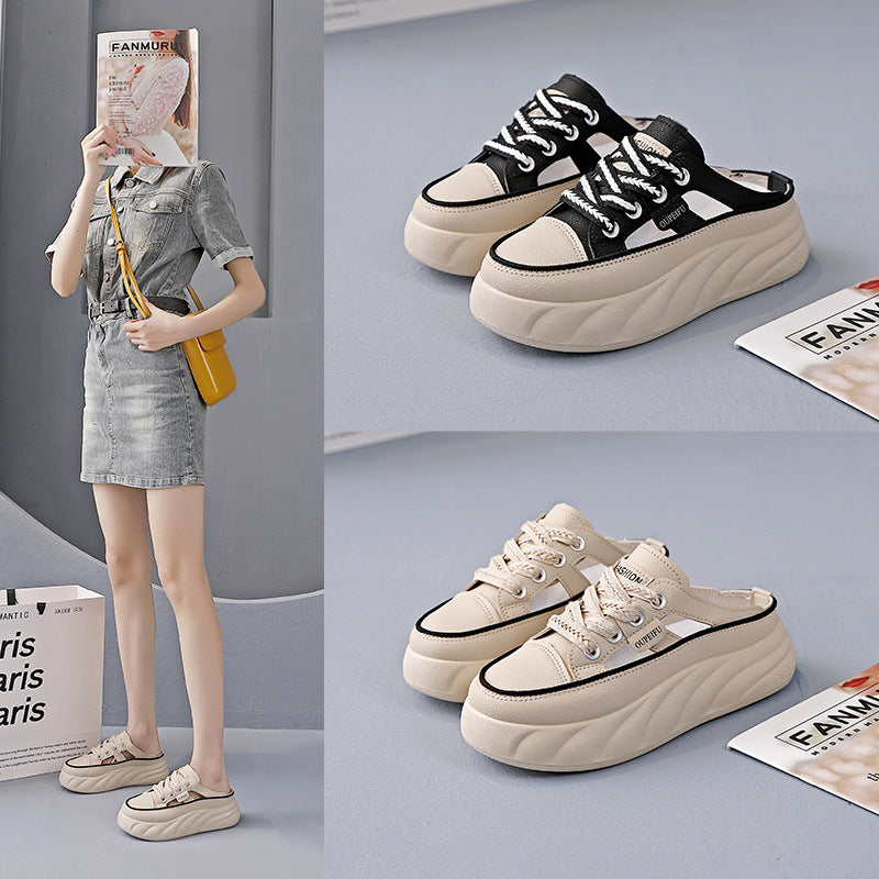 Damen Sneakers mit elegantem Plateau und atmungsaktivem Obermaterial EB