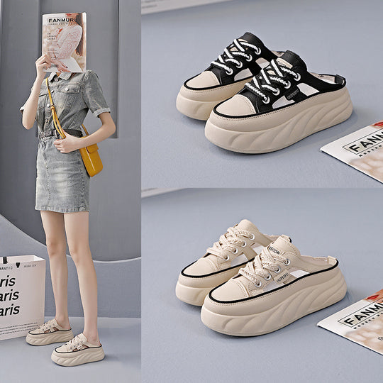Damen Sneakers mit elegantem Plateau und atmungsaktivem Obermaterial EB