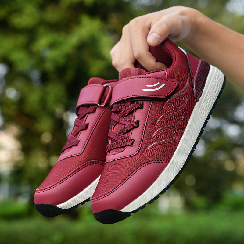 Damen Sportliche Sneakers mit verstellbarem Klettverschluss und atmungsaktiver Oberflächenstruktur EB