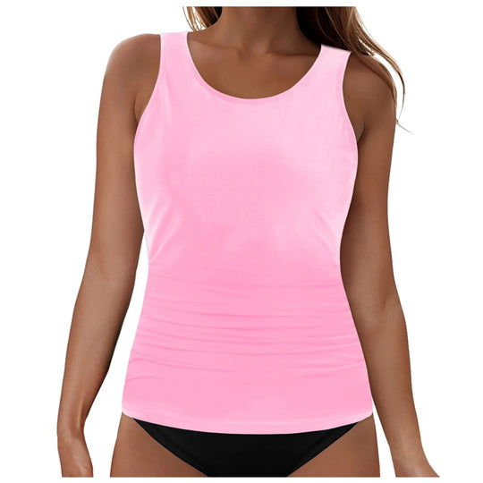 Damen Tankini-Oberteil mit Raffung EB