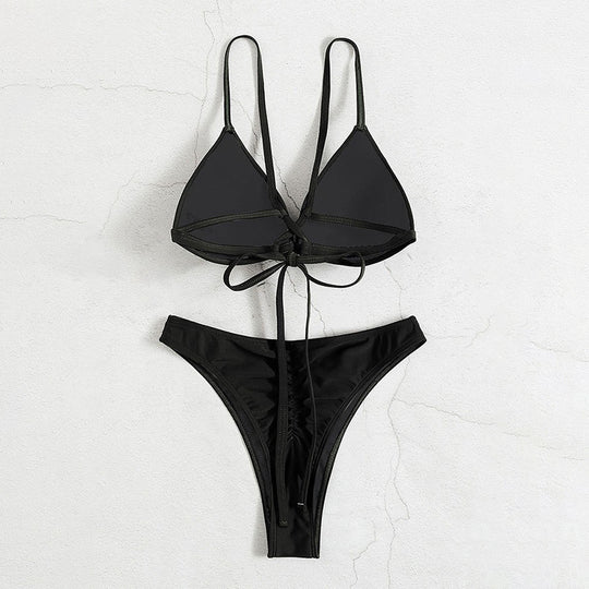 Damen Triangel-Bikini-Oberteil mit verstellbaren Trägern EB