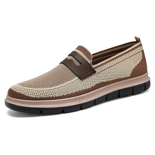Damen Sportliche Slip-On Schuhe mit elastischem Obermaterial EB