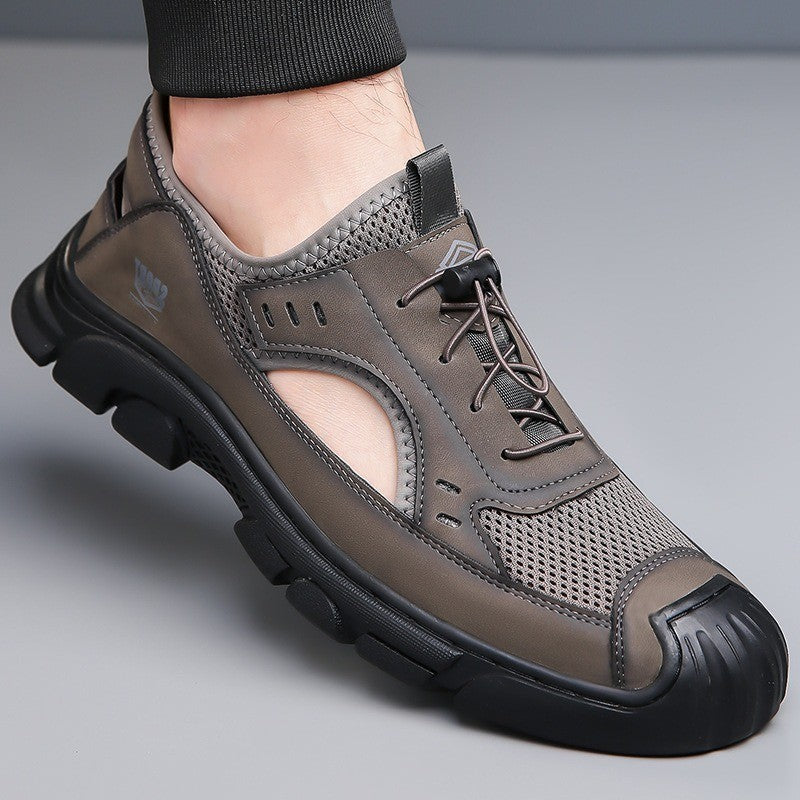Damen Komfortable Schnürschuhe mit atmungsaktivem Mesh-Obermaterial und strapazierfähiger Sohle EB