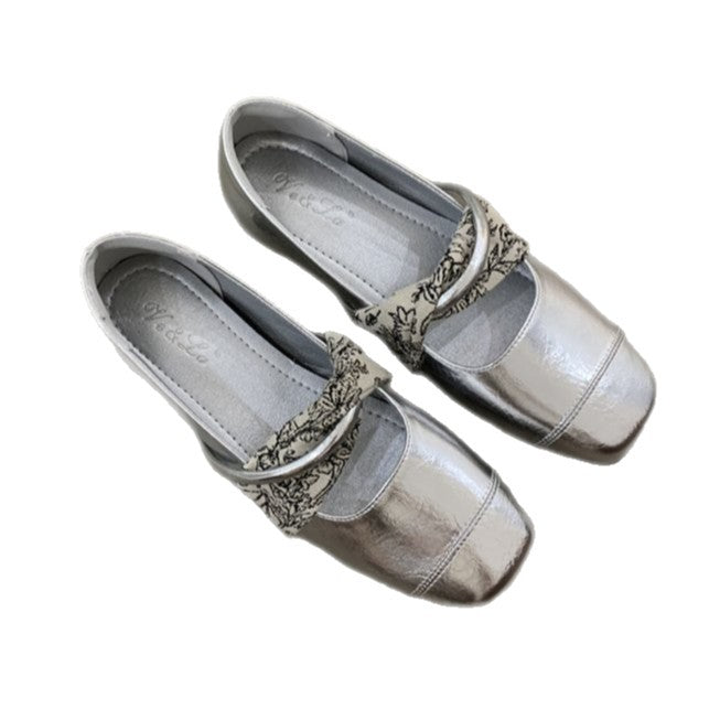 Damen elegante Slipper mit modischer Schnalle und komfortabler Sohle EB