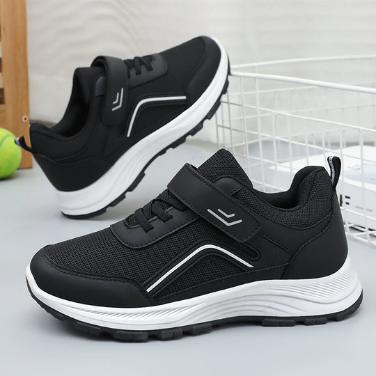 Damen Sportliche Sneakers mit verstellbarem Klettverschluss und atmungsaktivem Obermaterial EB