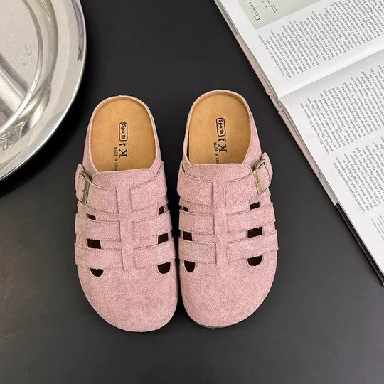 Damen Clogs mit modischem Riemendesign und weichem Innenfutter EB
