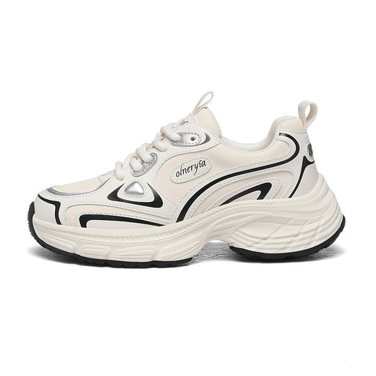 Damen Sportliche Chunky Sneakers mit dämpfender Sohle EB