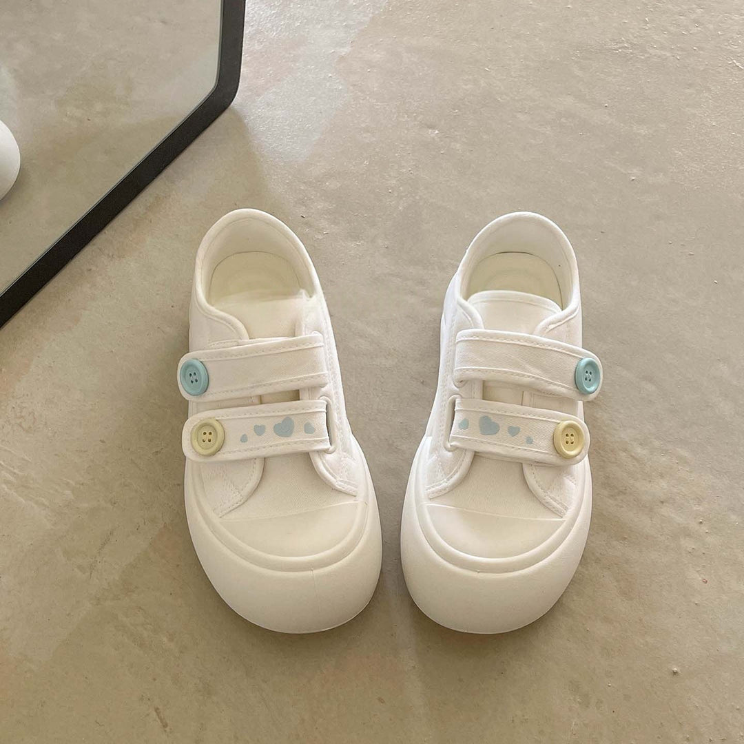 Damen bequeme und verspielte Sneaker mit Klettverschluss von EB