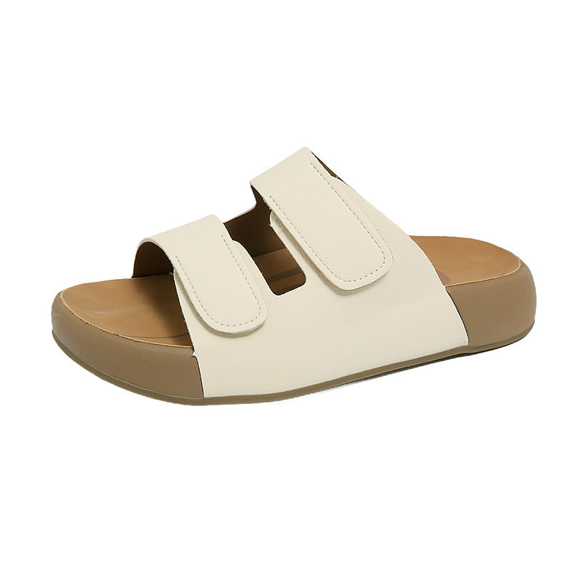 Damen Bequeme Clogs mit verstellbaren Klettverschlüssen und anatomischem Fußbett EB