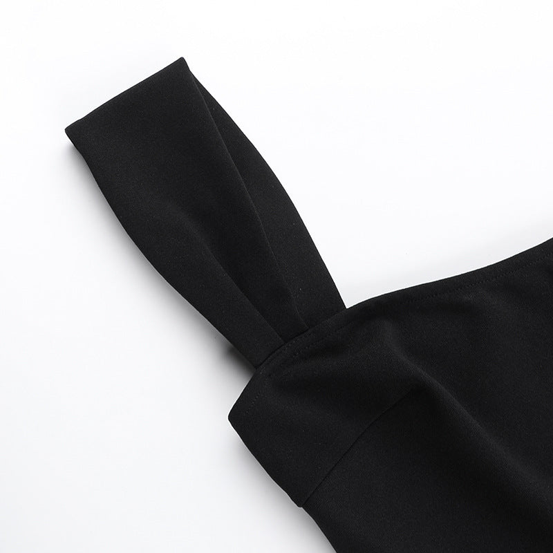 Damen Minikleid mit elegantem Bleistiftstil und dekorativem Gürtel EB