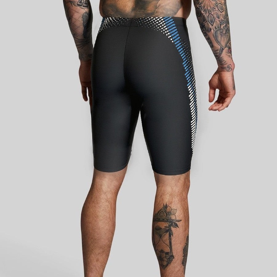 Herren Schwimmshorts mit kompressiver Passform und stylischen Designelementen EB
